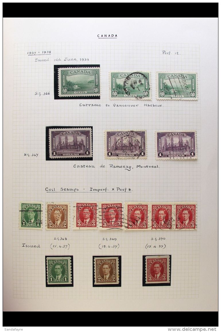 1937 - 1951 INTERESTING AND ATTRACTIVE GEO VI COLLECTION Highly Attractive Collection Of Mint And Used Stamps... - Andere & Zonder Classificatie