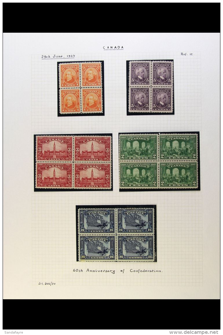 1927-35 SUPERB - BLOCKS OF 4 COLLECTION An Attractive &amp; Valuable Collection Of Mint Multiples Inc Corner... - Andere & Zonder Classificatie