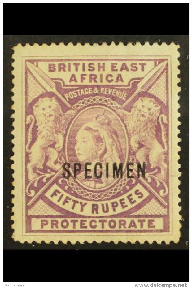 1897-1903 50r Mauve With SPECIMEN Overprint, SG 99s, Fine Mint. For More Images, Please Visit... - British East Africa