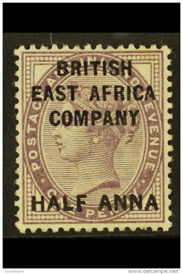 1890 &frac12;a On 1d Deep Purple, SG 1, Very Fine Mint. For More Images, Please Visit... - British East Africa