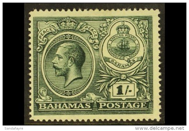 1920 1s Deep Myrtle-green Peace Celebration With "C" OF "CA" MISSING FROM WATERMARK, SG 110b, Mint With Feint... - Andere & Zonder Classificatie