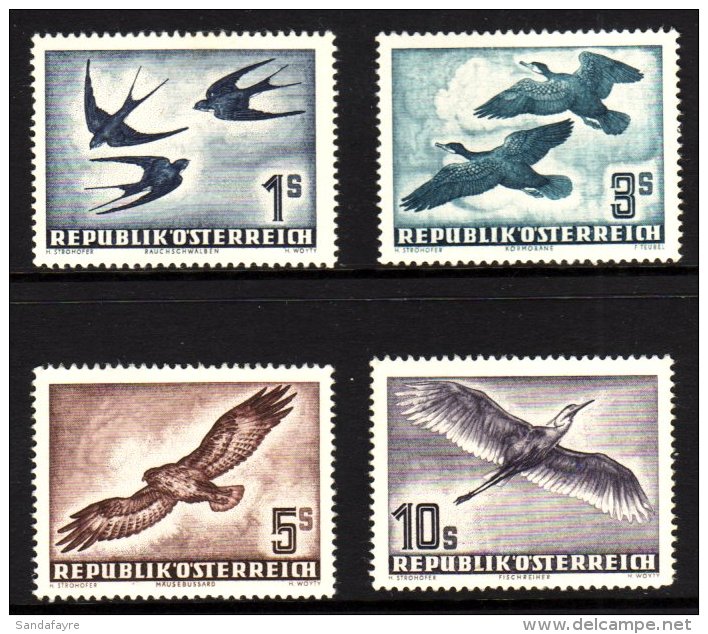 1953 BIRDS Complete Set Mi 984/987, Never Hinged Mint. Fresh. (4 Stamps) For More Images, Please Visit... - Andere & Zonder Classificatie