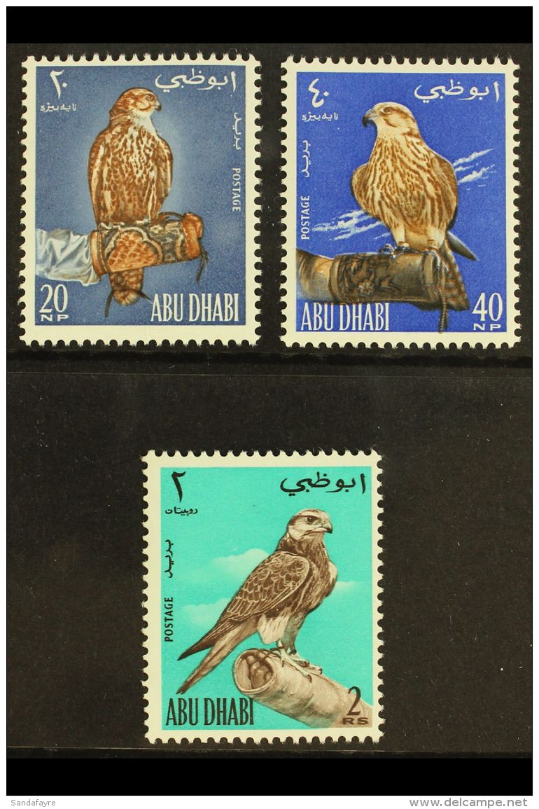 1965 Falcon Set, SG 12/14, Superb Never Hinged Mint (3 Stamps) For More Images, Please Visit... - Abu Dhabi