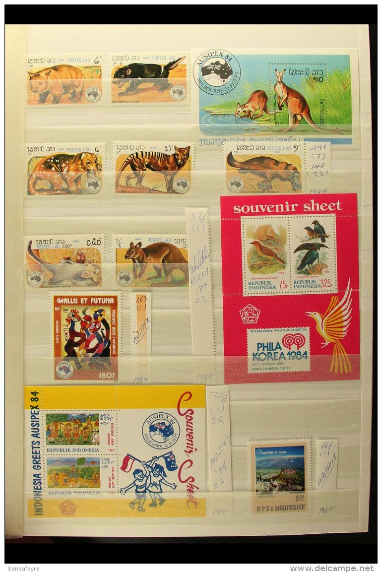 EXHIBITIONS 1978-1987 World Superb Never Hinged Mint Collection Of All Different Complete Sets &amp; Mini-sheets... - Zonder Classificatie