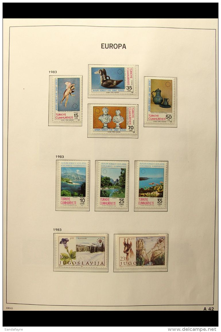EUROPA 1950-87 NEVER HINGED MINT COLLECTION Of Non CEPT Issues, Inc European Organizations, Nature &amp; Monument... - Zonder Classificatie
