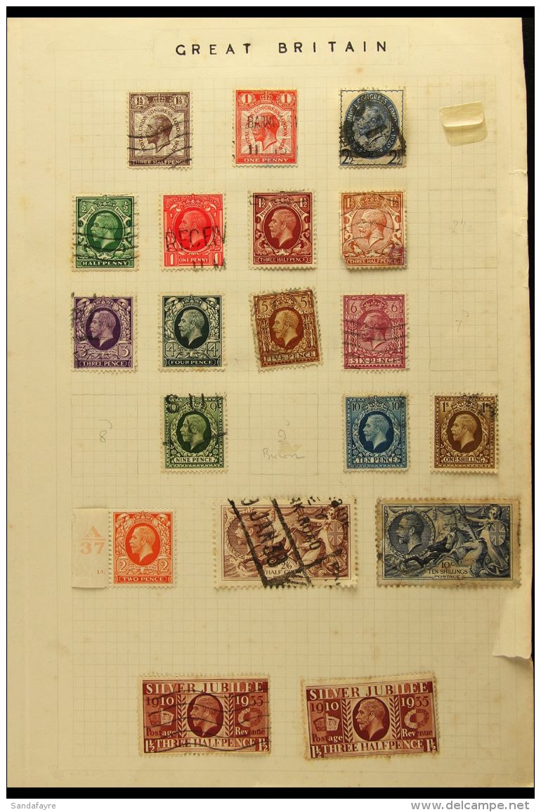 GB, COMMONWEALTH &amp; WORLD COLLECTION An All Period, Chiefly All Different, Mint &amp; Used Collection On A Pile... - Andere & Zonder Classificatie