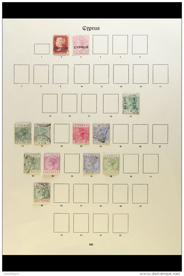 BRITISH EUROPE ON "IMPERIAL" PRINTED PAGES QV To 1935 Mint And Used Ranges, Mostly Fine Condition. Note British... - Andere & Zonder Classificatie