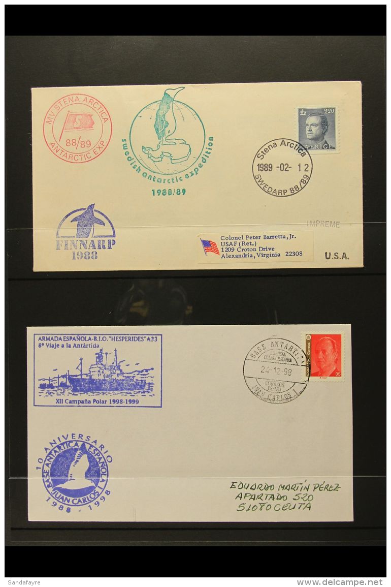 EUROPEAN ANTARCTIC EXPLORATION 1939-2002 COVERS &amp; CARDS COLLECTION. An Interesting Range, Antarctic Related... - Andere & Zonder Classificatie