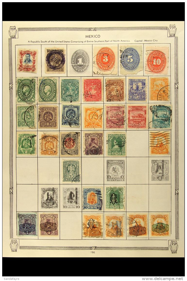 WORLD RANGES. Small Mint &amp; Used Accumulation Including All Different World Collection In A 1924 'Scott... - Other & Unclassified