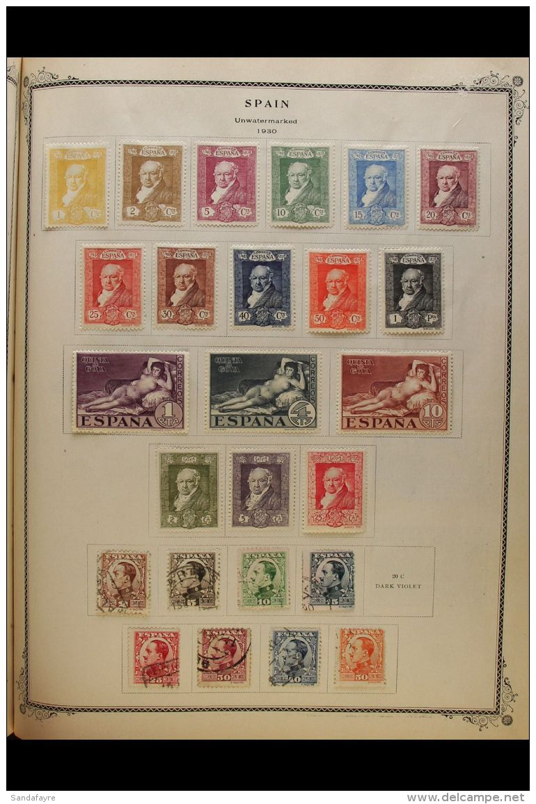 WORLD COLLECTION 1920-1939 MINT &amp; USED Ranges, Abyssinia To Zanzibar In An Album With No Cover Or Spine.... - Andere & Zonder Classificatie