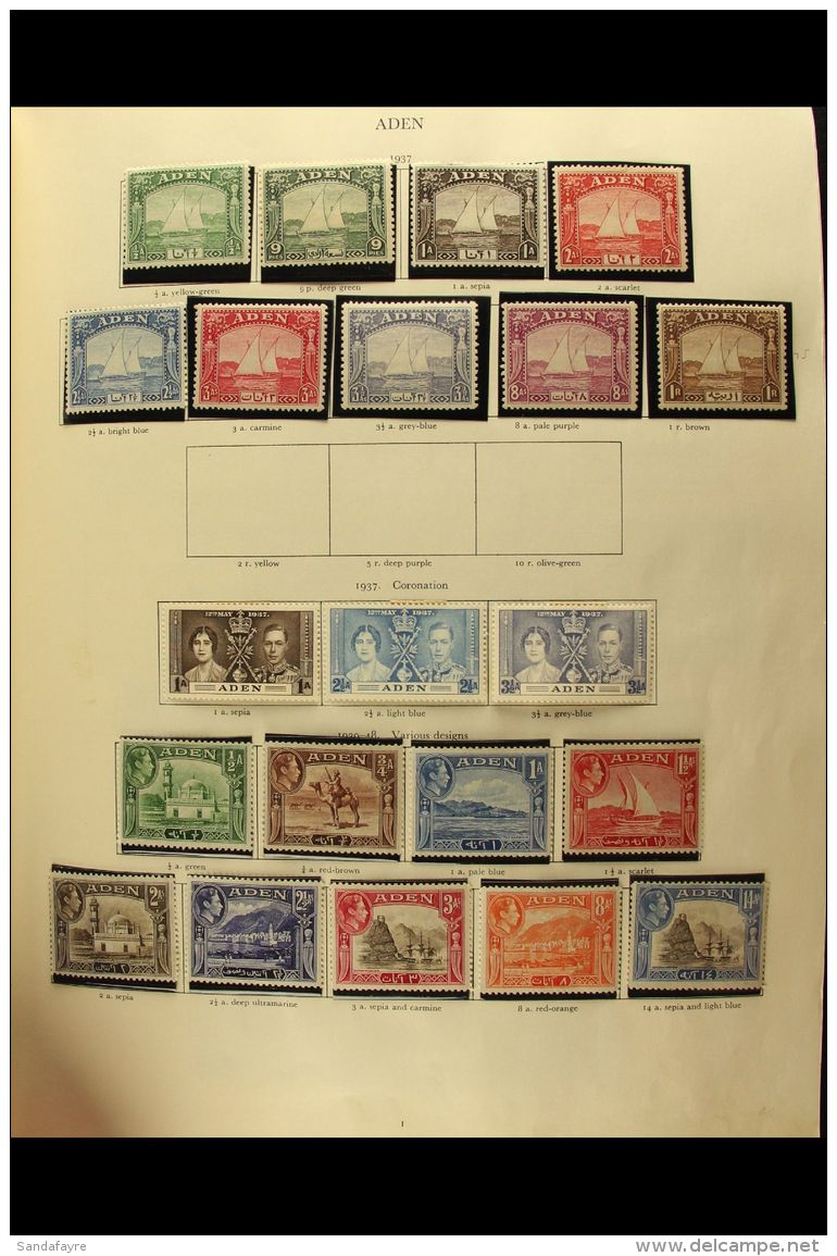 1937-52 MINT KGVI COMMONWEALTH COLLECTION In A Stanley Gibbons Dedicated, Printed Album. An ALL DIFFERENT... - Altri & Non Classificati