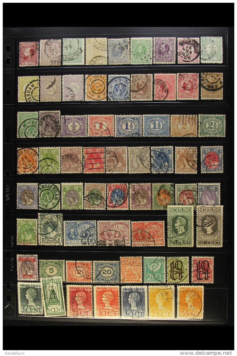 NETHERLANDS 1867-1997 ALL DIFFERENT Fine Used Collection Presented On Stock Pages (800+ Stamps) For More Images,... - Andere & Zonder Classificatie