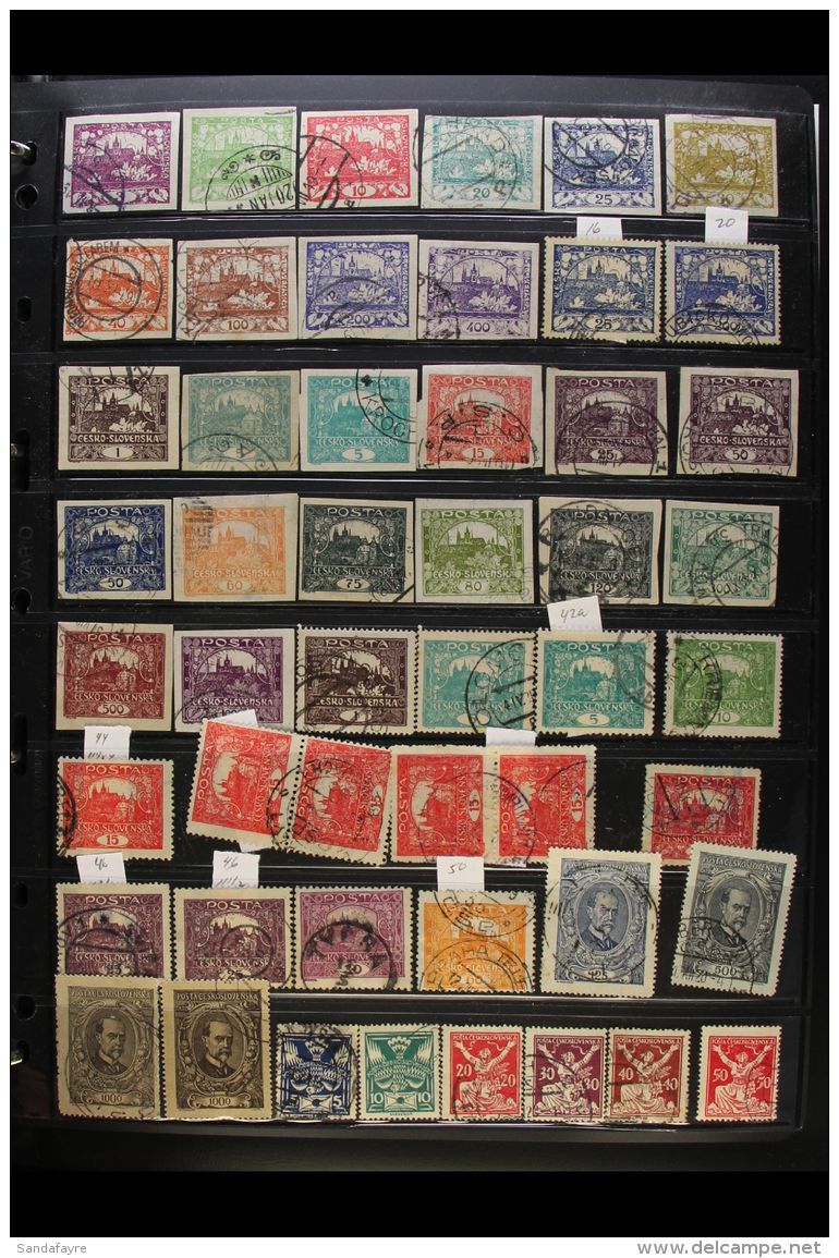 CZECHOSLOVAKIA 1918-1997 ALL DIFFERENT Fine Used Collection Presented On Stock Pages (1450+ Stamps) For More... - Other & Unclassified