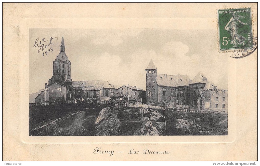 CPA 12 FIRMY OU FIRMI LA DECOUVERTE 1913 - Firmi