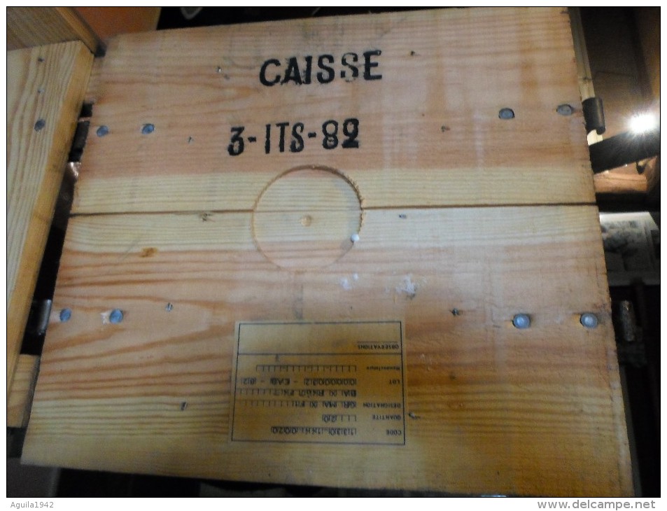 CAISSE POUR GRENADES. MUNITIONS FRANCAISE - Sammlerwaffen