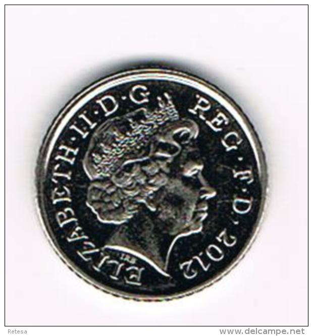 °°°  GREAT BRITAIN  5 PENCE 2012 - 5 Pence & 5 New Pence