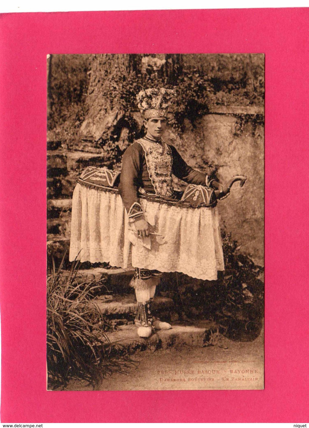 MUSEE BASQUE, Danseurs Souletins, Le Zamalzain, Animée, (Labouche) - Personnages