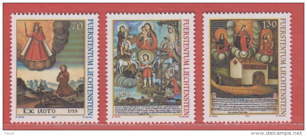 2001 ** (sans Charn., MNH, Postfrish)  Mi  1271/3 	Yv  1212/4 - Unused Stamps