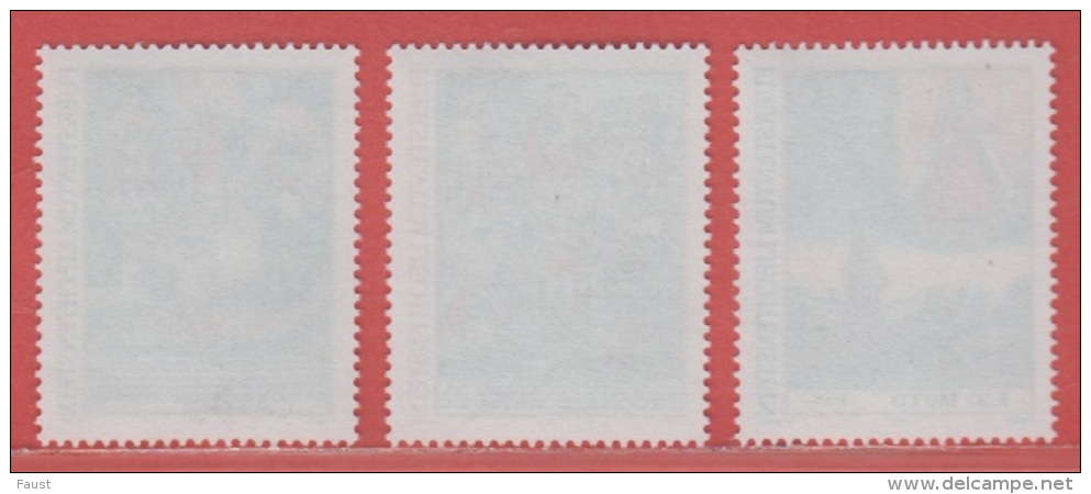 2001 ** (sans Charn., MNH, Postfrish)  Mi  1271/3 	Yv  1212/4 - Unused Stamps
