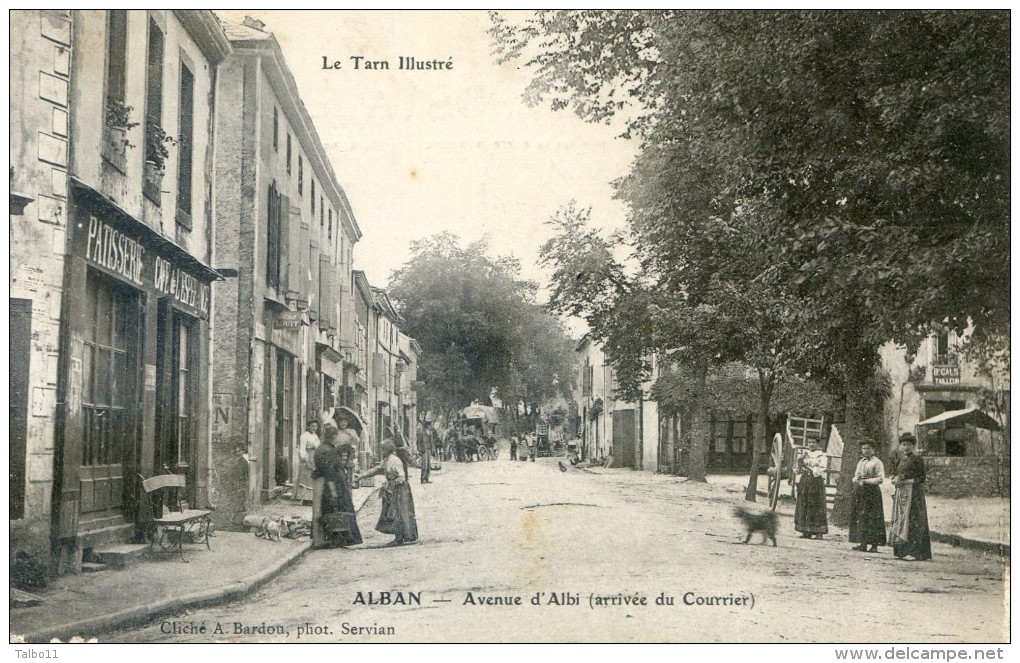 Tarn - Alban - Avenue D'Albi - Arrivée Du Courrier - Alban