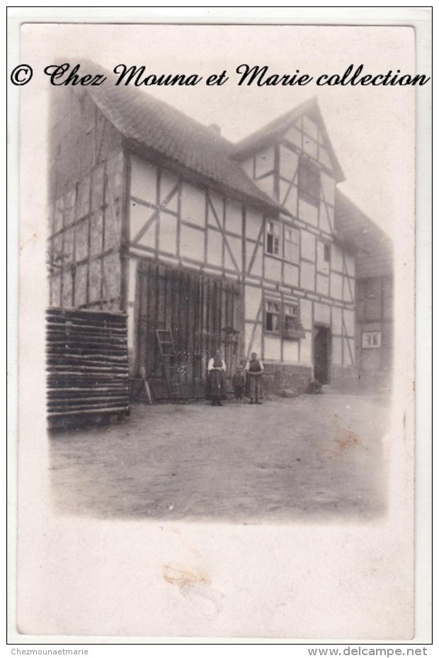 MAISON A COLOMBAGES - ALSACE - CARTE PHOTO - Alsace