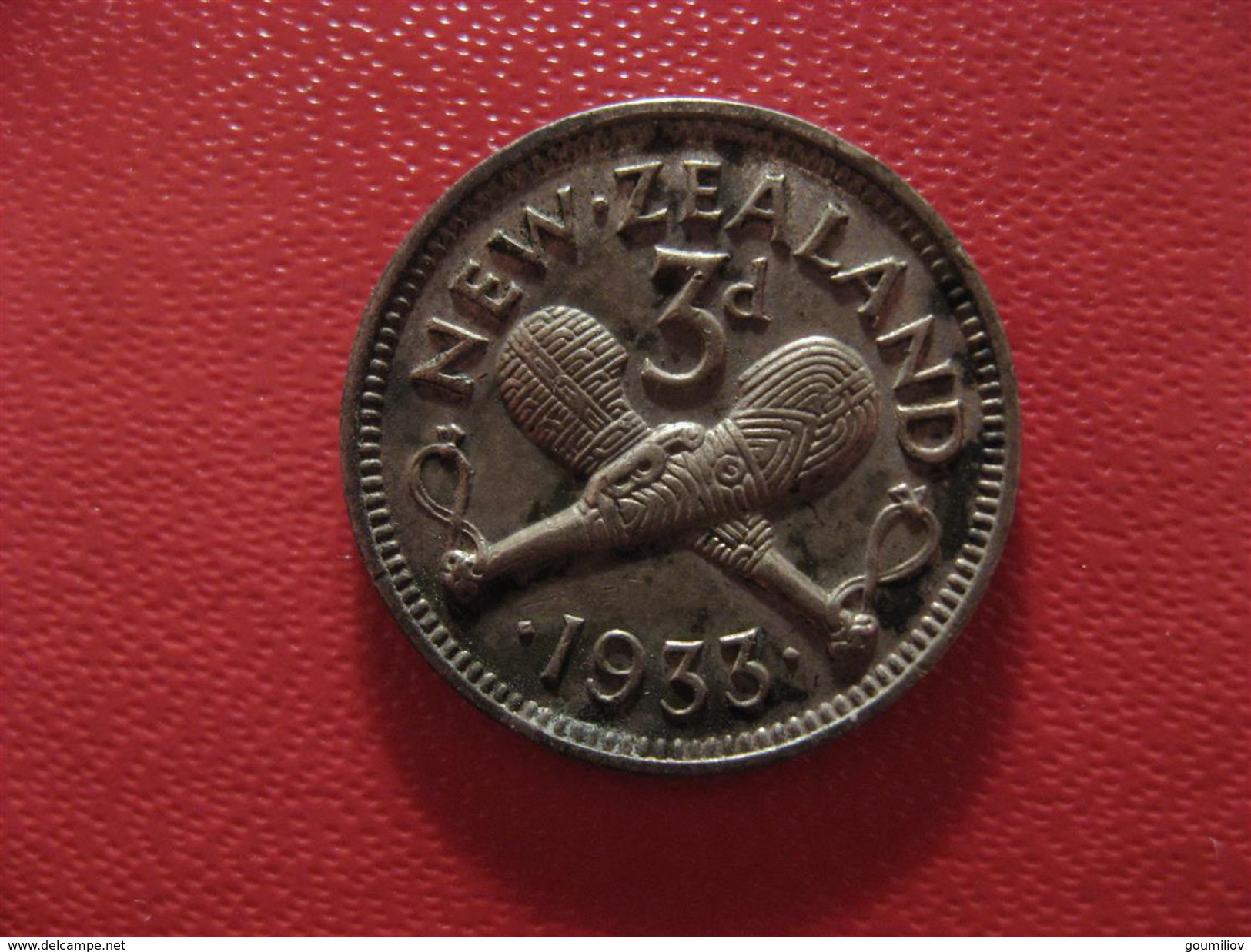 Nouvelle Zélande - 3 Pence 1933 George V 1698 - New Zealand