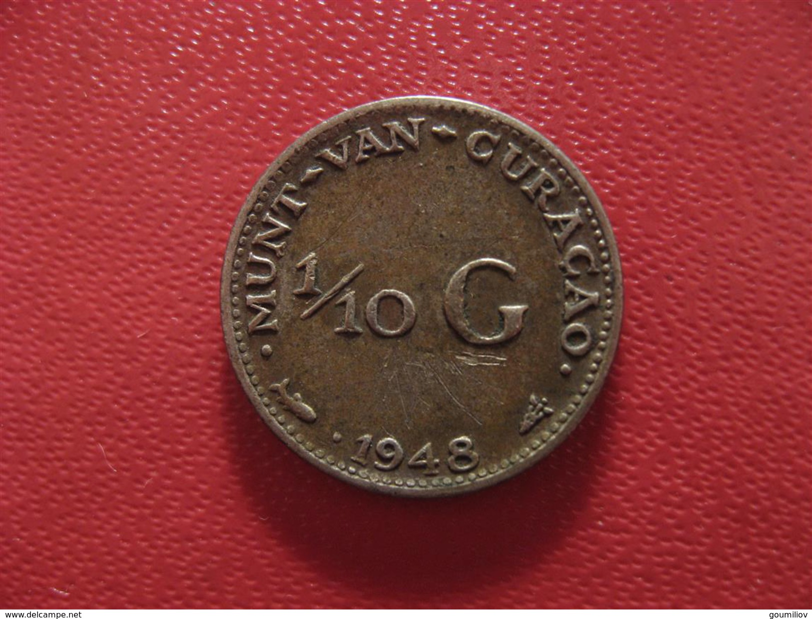 Curacao - Antilles Neerlandaises - 1/10 Gulden 1948 1668 - Curaçao