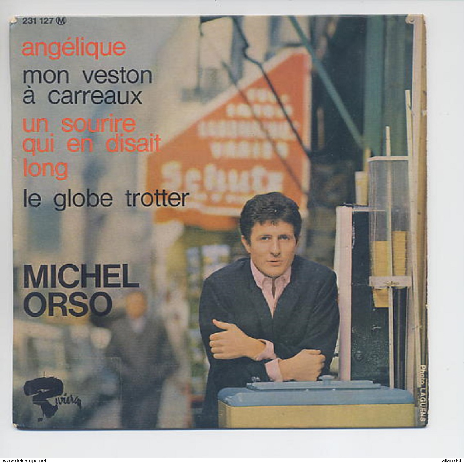 1er EP MICHEL ORSO - ANGELIQUE + 3 - RIVIERA  1966 - - Otros & Sin Clasificación