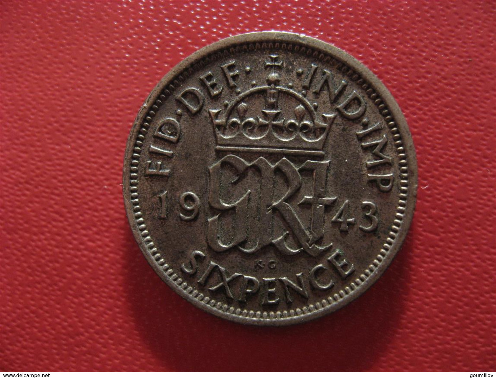 Grande-Bretagne - UK - 6 Pence 1943 George VI 1730 - H. 6 Pence