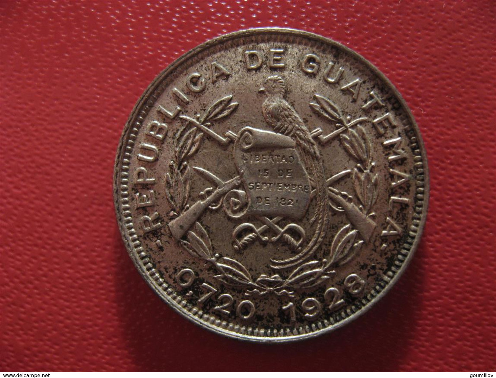 Guatemala - 10 Centavos 1928 - 26 De Noviembre De 1924 1724 - Guatemala