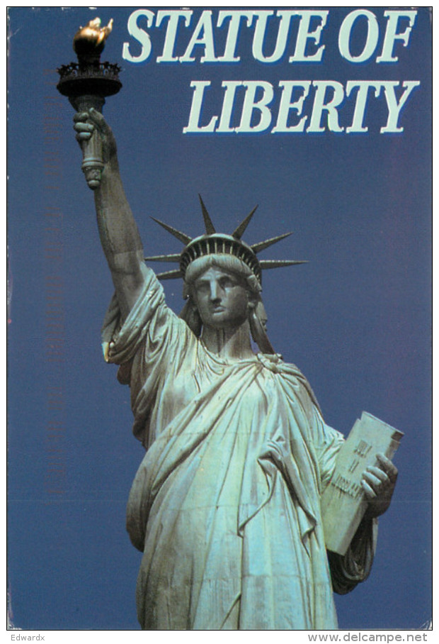 Statue Of Liberty, New York City NYC, New York, United States US Postcard Posted 2001 Stamp - Statue Of Liberty