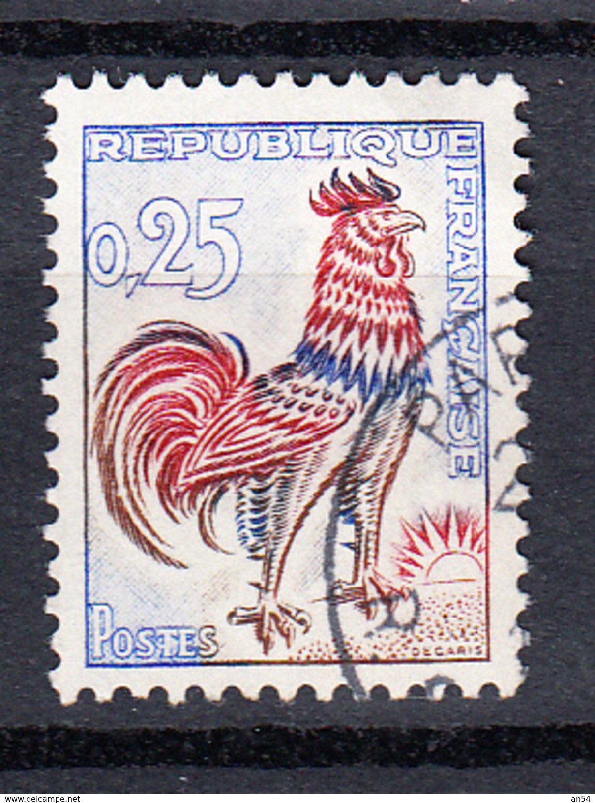 1962-65   N° 1331d  OBLITERE   CATALOGUE  YVERT - Oblitérés