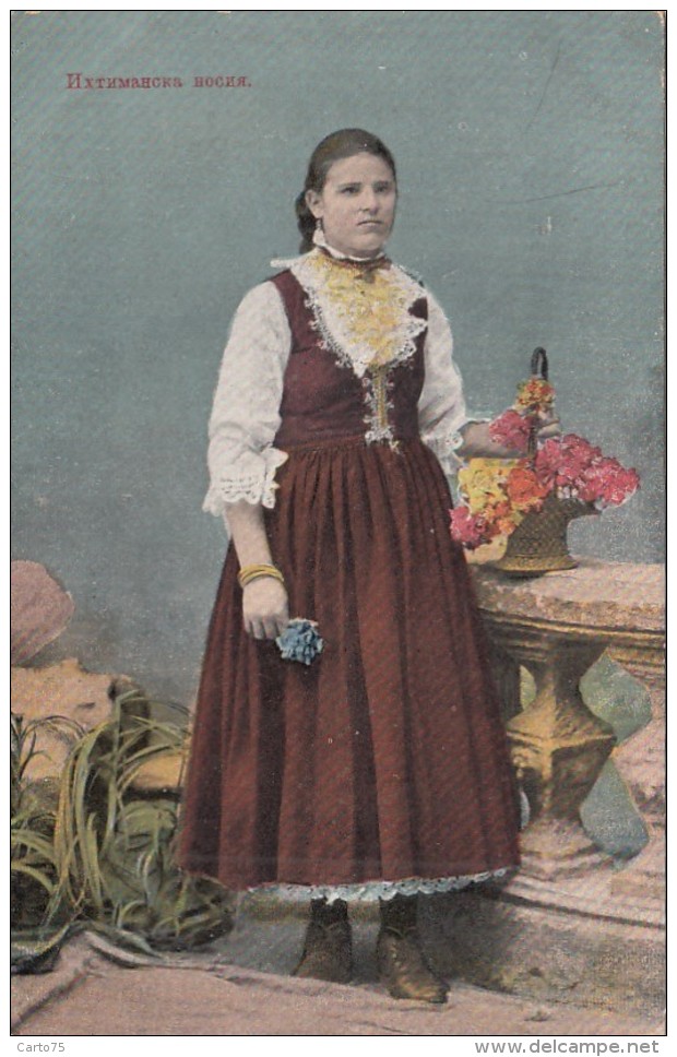 Bulgarie - Ihtimanska Sredna Gora - Costume Femme Bulgare - Bulgarie