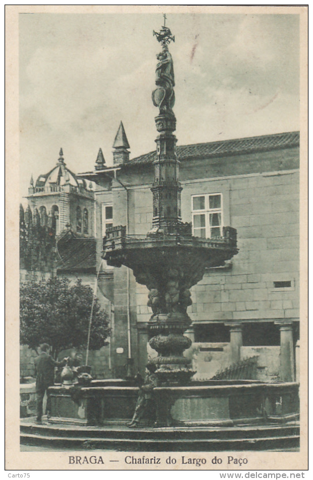 Portugal - Braga - Chafariz Do Largo Do Paço - Fontaine - 1933 - Braga