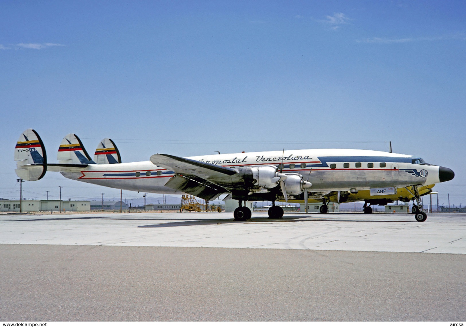 Aviation Postcard-671- LAV-AEROPOSTAL VENEZOLANA Lockheed L1049 YV-C-ANF - 1946-....: Moderne