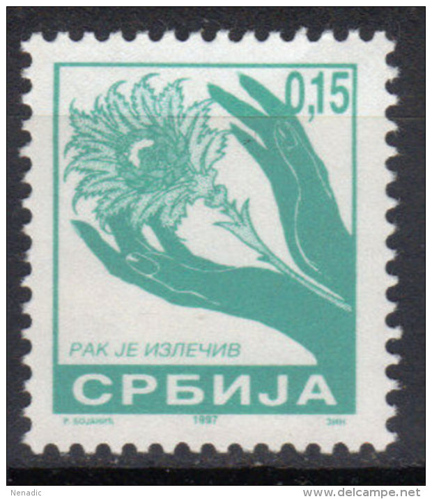 Yugoslavia,Anti Cancer 1997.,MNH - Neufs