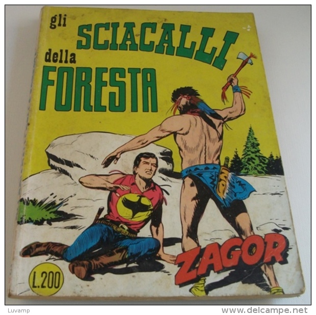 ZAGOR ZENITH  ROSSO  Lire 200  - N. 34 (160912) - Zagor Zenith