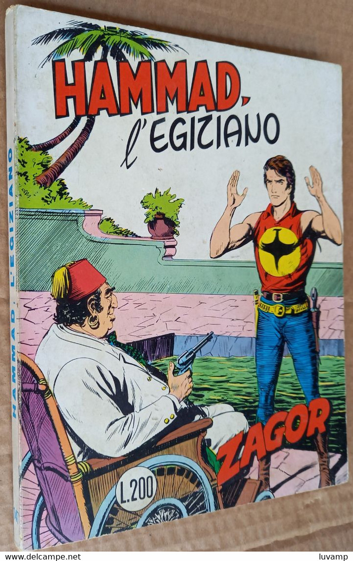 ZAGOR ZENITH   ORIGINALE LIRE 200  - N. 147 (CART 42) - Zagor Zenith