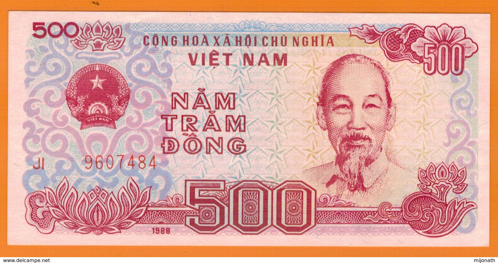 Nu-Viêt-Nam-500 Dong 1988 ** NEUF** - Vietnam