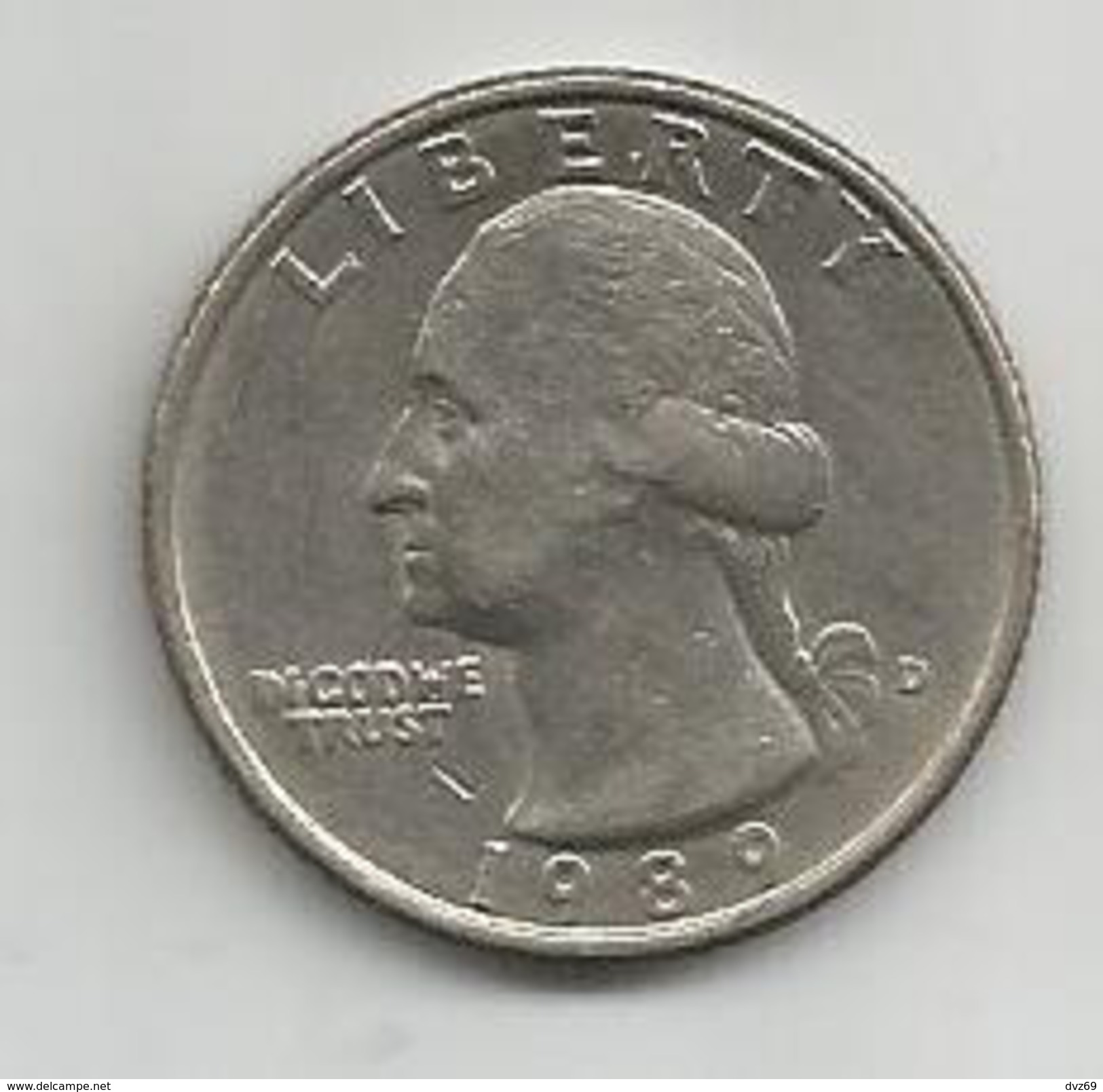 1/4 De Dollar 1989, Très Bien, à Voir - 1932-1998: Washington