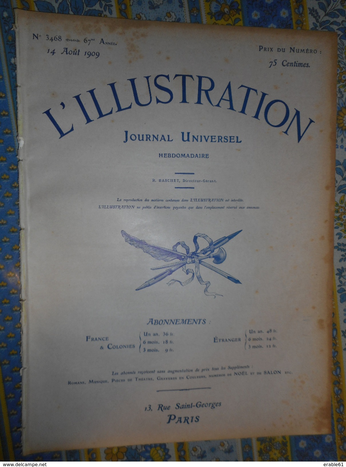 L´ ILLUSTRATION 14/08/ 1909 PUB ESPAGNE EMEUTE BARCELONE MONTJUICH CRETE LA CANEE PERSE TEHERAN AHMED MIRSA CHAMONIX - L'Illustration