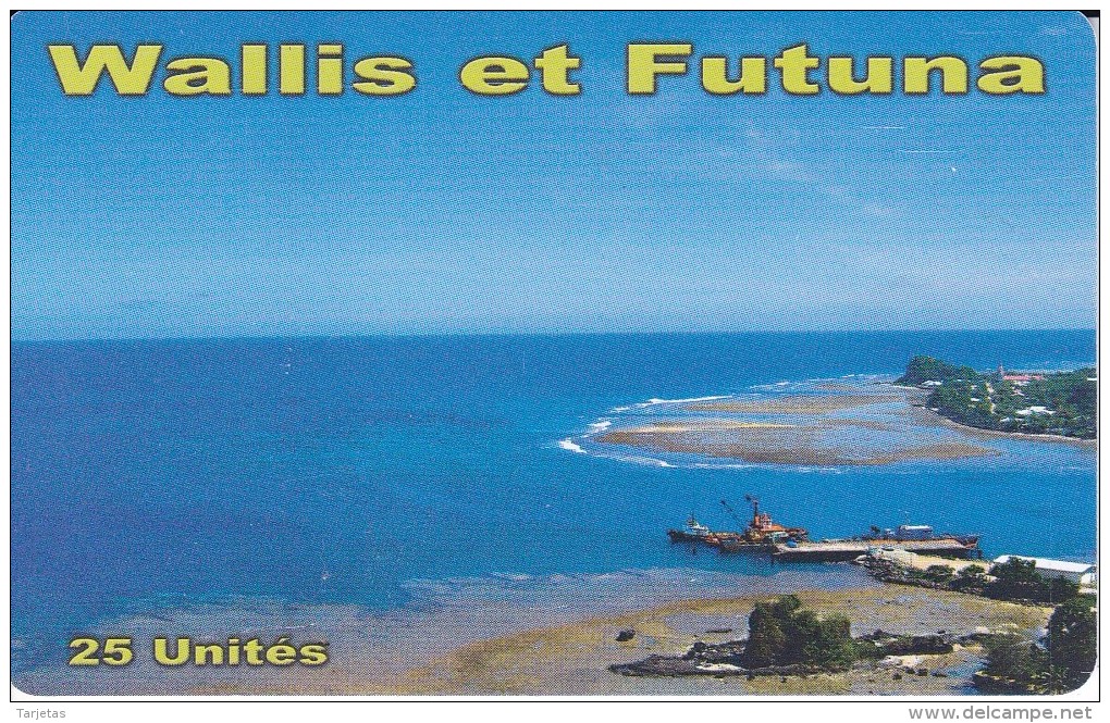 TARJETA DE WALLIS ET FUTUNA DE 25 UNITES DEL AÑO 2014 - Wallis Y Futuna