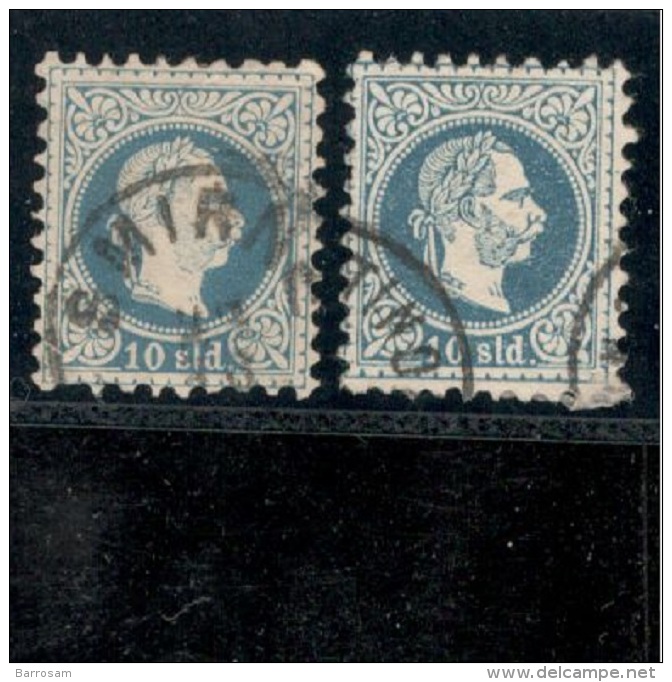 Austria1867:LevanteMichel 4 I ,4 II Used - Used Stamps