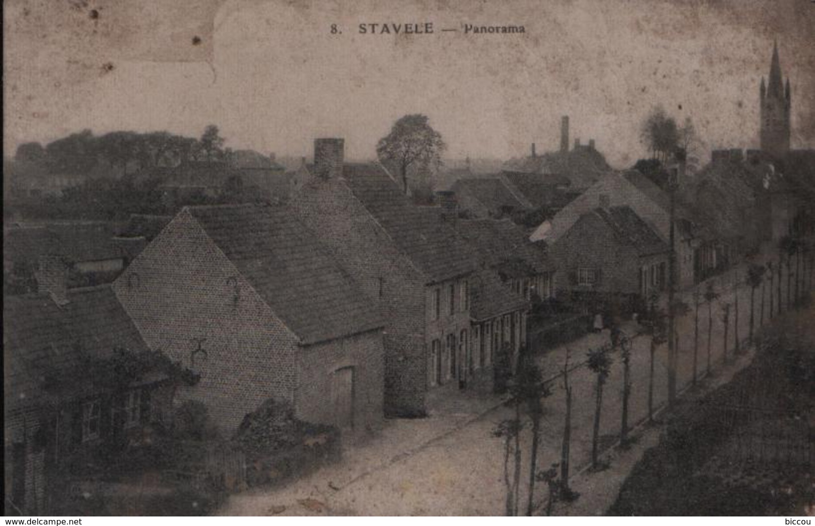 CPA STAVELE - 1915 - Panorama - Alveringem