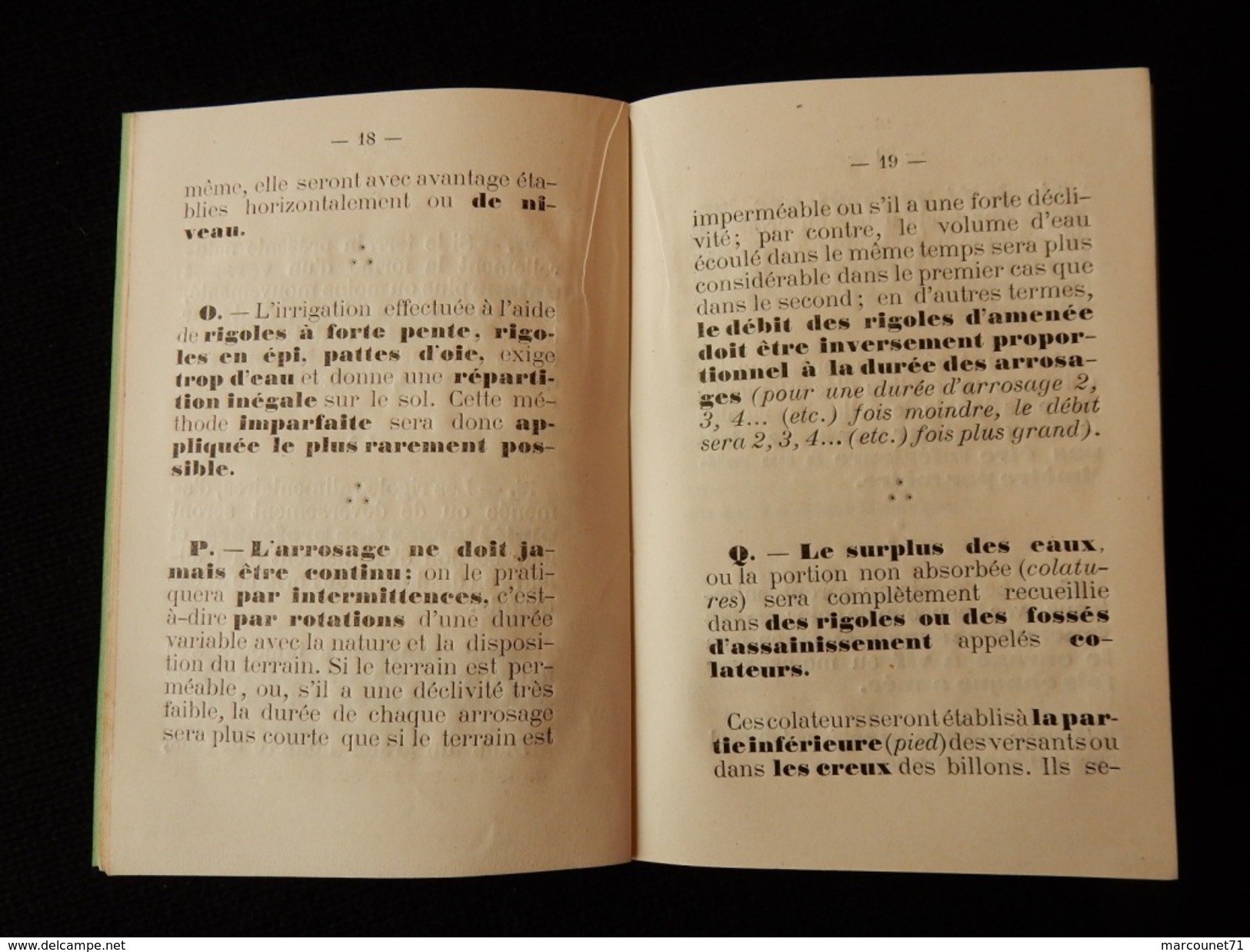 42 RARE LIVRET CANAL D'ARROSAGE DE LA PLAINE DU FOREZ SOCIETE D'AGRICULTURE DE MONTBRISON DEPARTEMENT DE LA LOIRE 1876