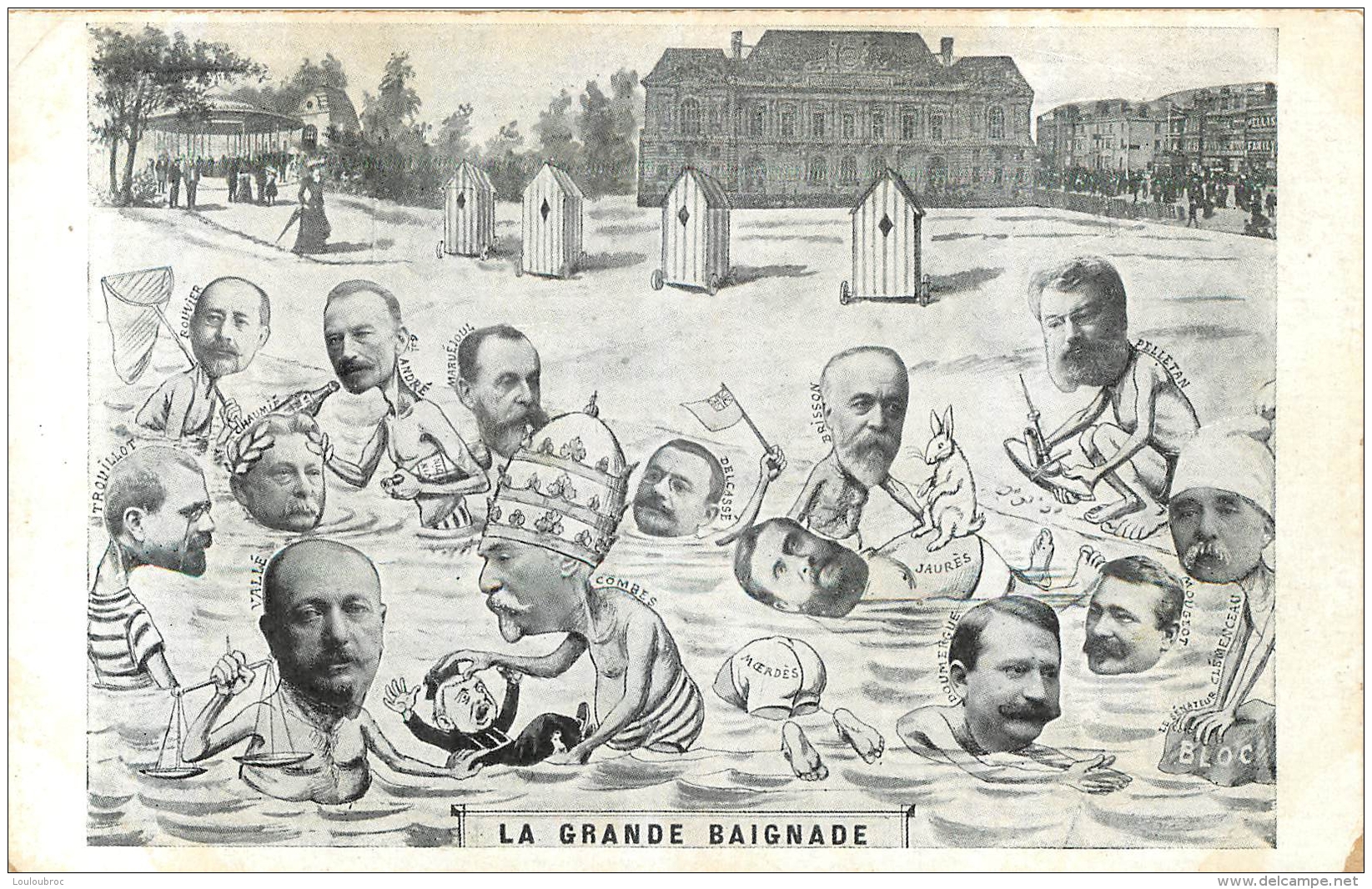 LA GRANDE BAIGNADE POLITIQUE SATIRIQUE - Satiriques