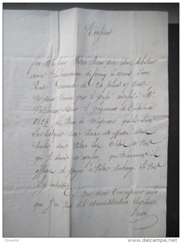 VP BELGIQUE (V1610) COURRIER Concerne CORROY-LE-GRAND Envoyé à BRY 1830 (6 Vues) Oblitération BRUSSEL 3 DEC. + Noté 15? - Historical Documents