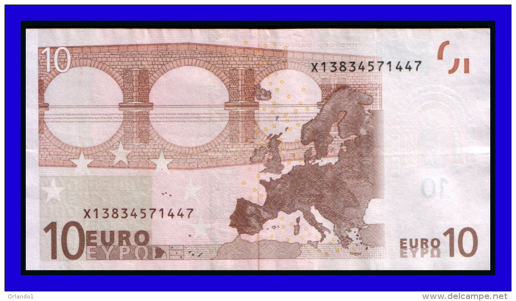 "X" GERMANY Firma DUISEBERG P002 I3 CIRCULATE RARE ,RARE!!!!!!! - 10 Euro