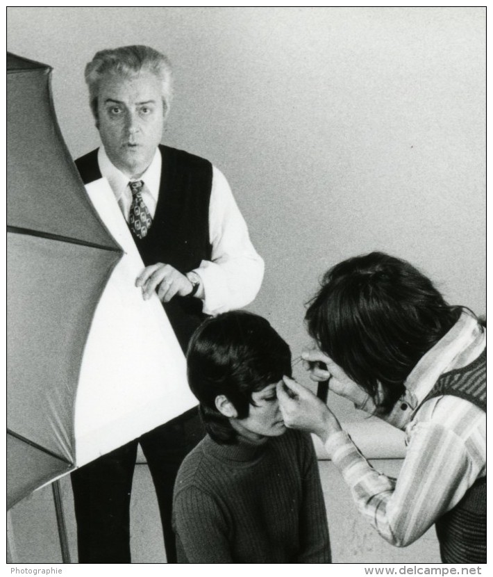 France Photographe JP Rossignol Au Travail En Studio Ancienne Photo 1960 - Autres & Non Classés