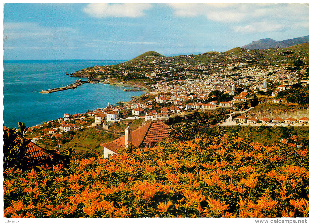 Funchal,  Madeira, Portugal Postcard Posted 1970 Stamp - Madeira